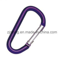 Gousse en Snapcarabiner en alliage d&#39;aluminium en forme de D Dr-Z0048